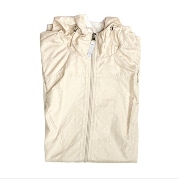 JONES NEW YORK Polka Dot Parka in a Pocket - Picture 4 of 4